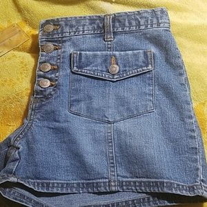 VTG Button Front Shorts